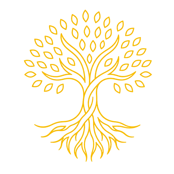 Golden tree icon symbolizing lifelong commitment, stability, growth, and lasting membership